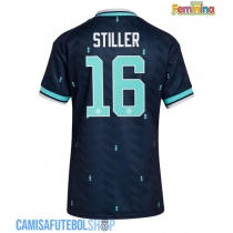 Camisa de time de futebol Alemanha Angelo Stiller #16 Replicas 2º Equipamento Feminina Mundo 2026 Manga Curta
